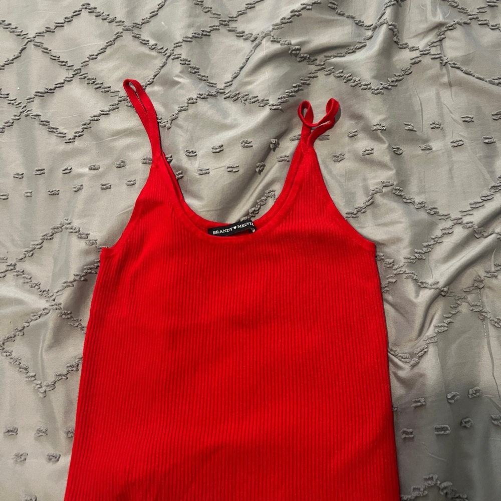 Brandy Melville Red tank top